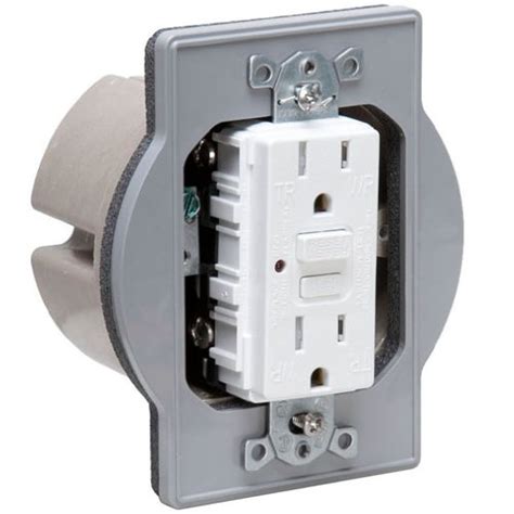 3.5 outdoor round electrical box|round outlet box adapter.